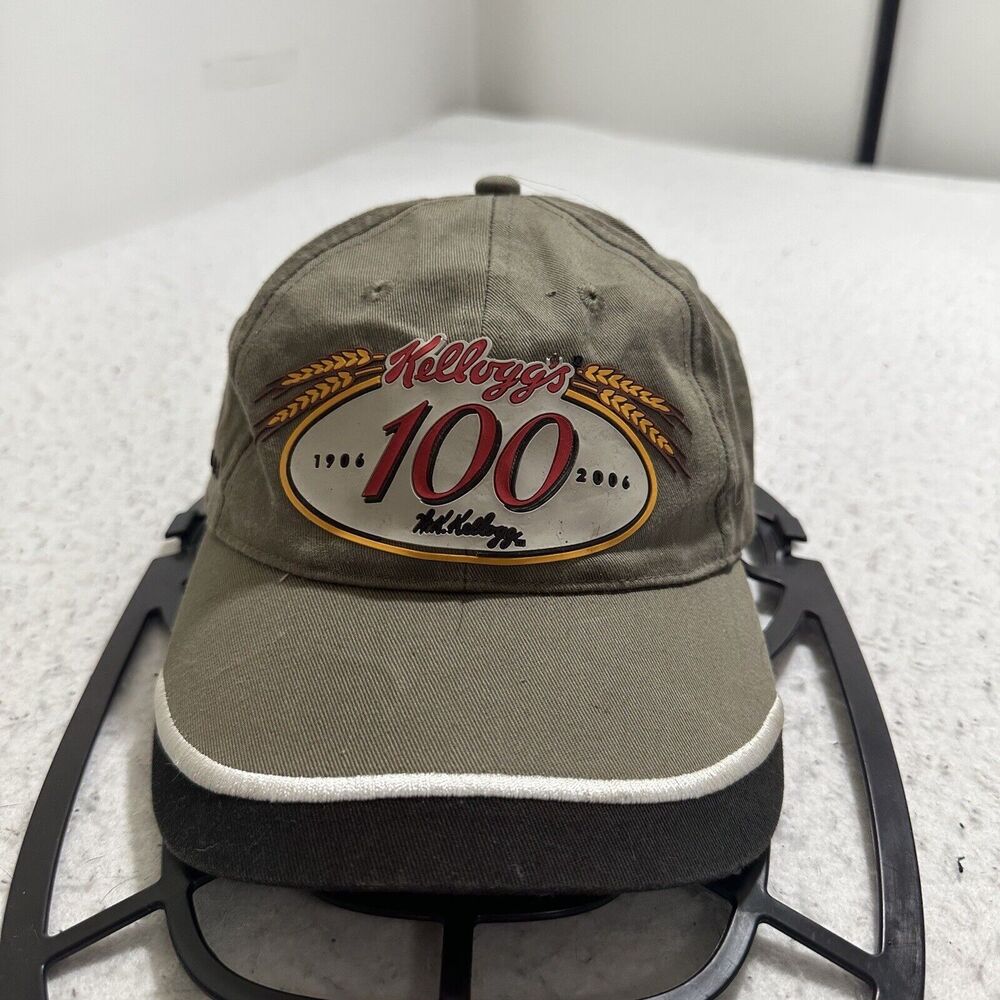 Kellogg's 100 Year Anniversary Adult One Size Tan Hat Baseball Cap 2006 Y2K - Picture 2 of 9
